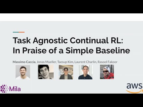 Task-Agnostic Continual Reinforcement Learning: In Praise of a Simple Baseline - June 10, 2022