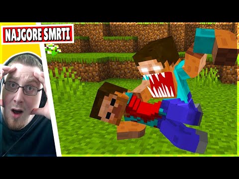 Najgore MOGUCE SMRTI koje ti se mogu DESITI u Minecraftu - Minecraft