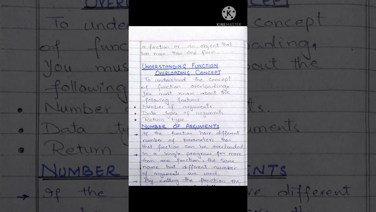 F.Sc part-2 ADVANTAGES OF FUNCTION OVERLOADIN, UNDERSTANDING FUNCTION OVERLOADING CONCEPT (Part 1)