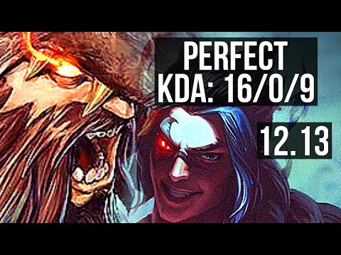 UDYR vs KAYN (JNG) | 16/0/9, Quadra, Legendary, Rank 6 Udyr, 300+ games | NA Grandmaster | 12.13