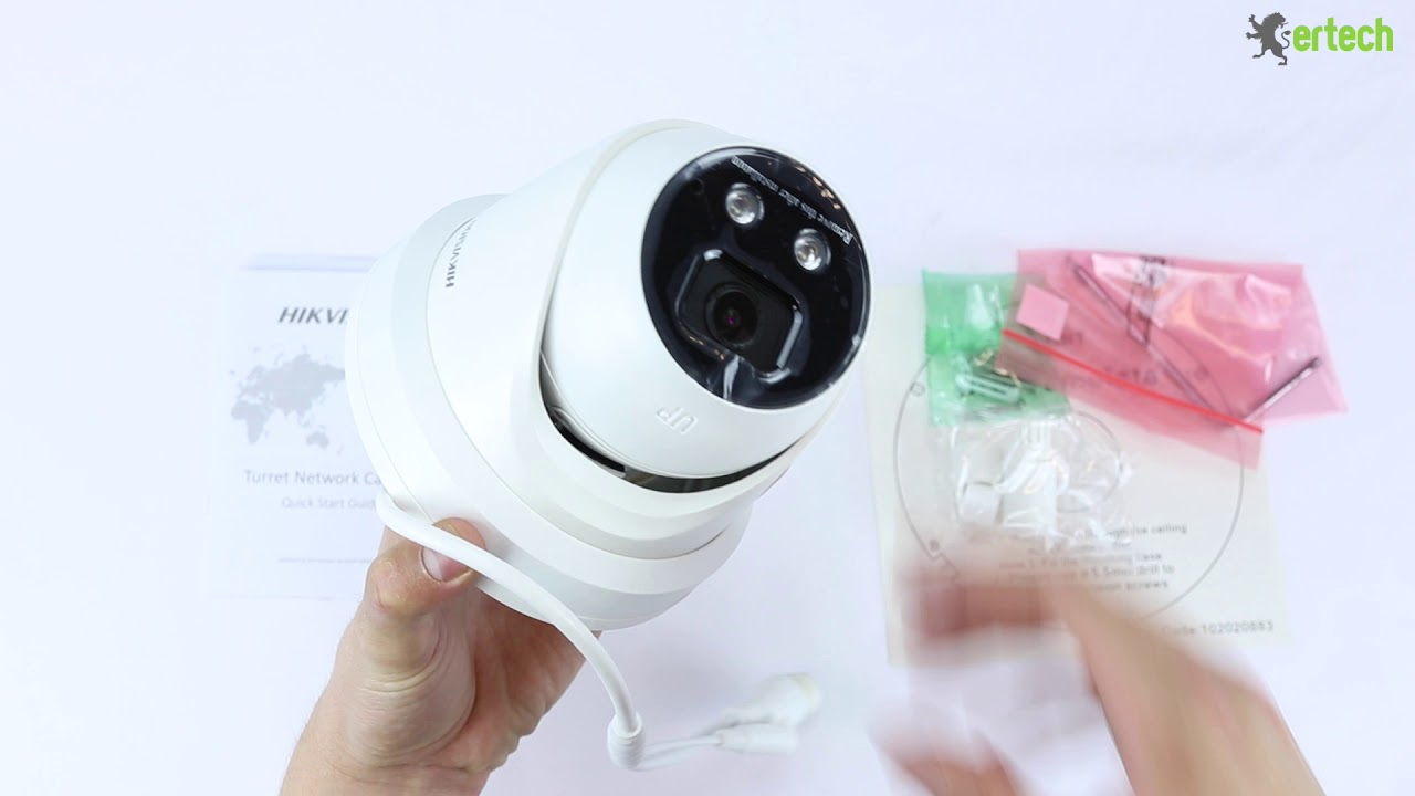Hikvision DS-2CD2386G2-IU AcuSense DarkFighter Microphone Turret - False Alarm Demo