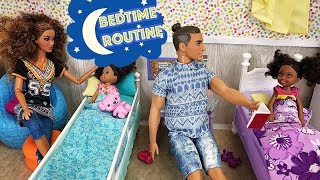 Barbie Sisters Bedtime Routine - Roblox, Brushing Teeth, Bubble Bath | Naiah and Elli Doll Show #3