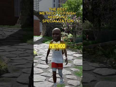 The BEST METHOD To Finish REBOUND Specialization For Your Myplayer 🏀 #nba2k #nba2k26