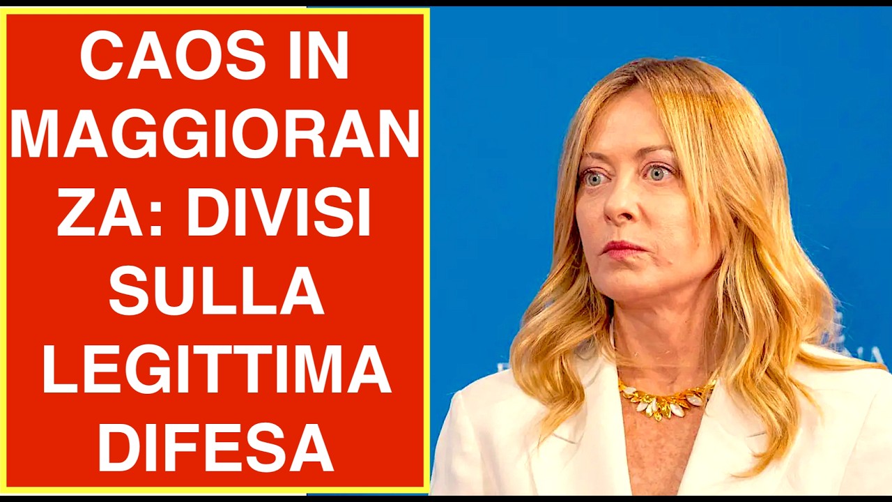CAOS IN MAGGIORANZA: DIVISI SULLA LEGITTIMA DIFESA. MELONI CON ROGGERO