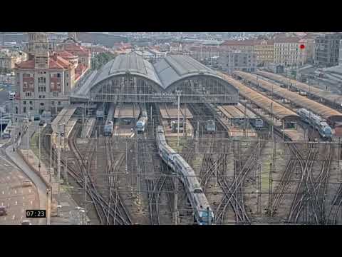 Staniční hlášení Praha hl.n. + Odklon vlaků směr Benešov a Tábor+Zrušení vlaku IC 542, 19.7.2021 1/2