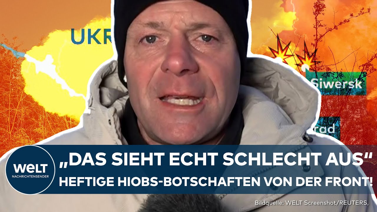UKRAINE-KRIEG: Hiobs-Botschaften von der Front! Russen melden Eroberungen! "Sieht echt schlecht aus"