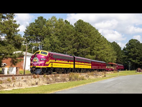 Chasing ACWR EMD F9 Units from Candor, NC to Charlotte, NC 9/17/2022