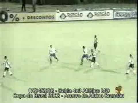 Gols Róbson, Sérgio Alves: Bahia 4x3 AtléticoMG (17/4/02)