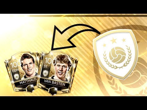 OMG!!! COMPLETING VAN BASTEN AND  MATTHÄUS INTRO - FIFA MOBILE 18