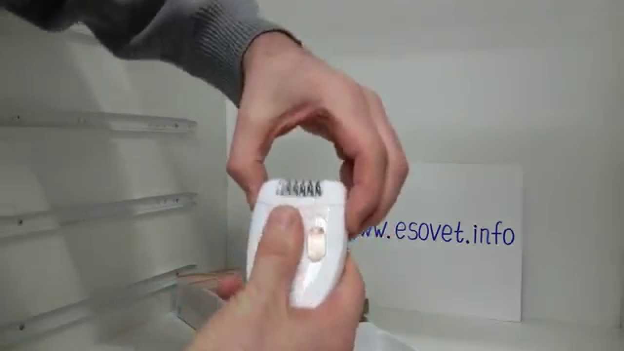 Эпилятор Philips HP6420 белый/розовый