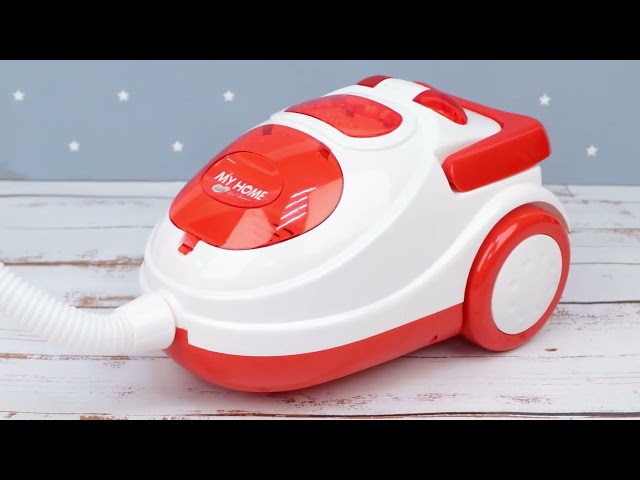 Игрушка пылесос функциональный красно-белый - видео