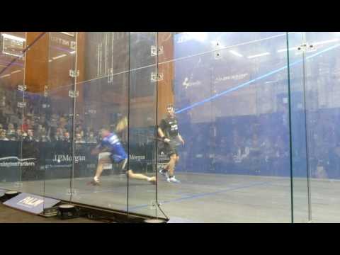 Squash Pilley vs Kandra Tournament of Champions 2017 - Long Rally