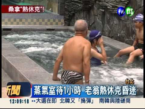 蒸氣室待1小時 老翁熱休克險死