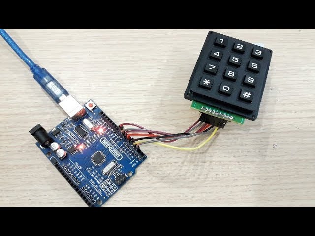 Vídeo relacionado con Aihasd 4 * 3 12 Llaves Teclado Teclado de microcontrolador Módulo de Teclado Matrix Array Switch