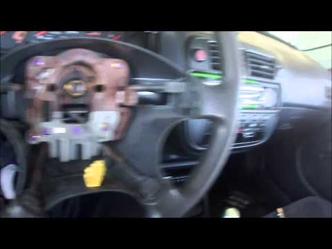 How i install a Quick release steering wheel NRG in a Honda civic hatchback