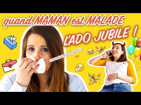 Quand MAMAN est malade, L'ADO jubile ! - Angie la crazy série
