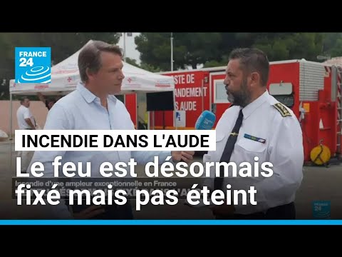 Incendie dans l'Aude : le feu fixé mais pas éteint, une météo favorable... on fait le point