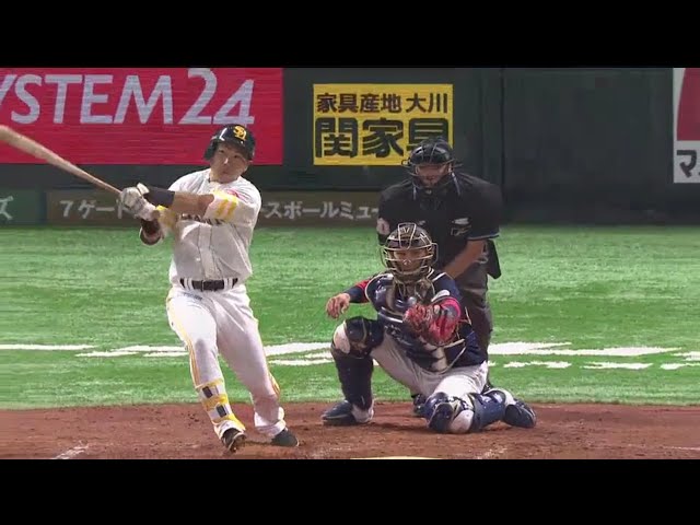 【6回裏】球場の空気を変える!! ホークス・中村晃の逆転満塁ホームラン!! 2018/4/1 H-Bs