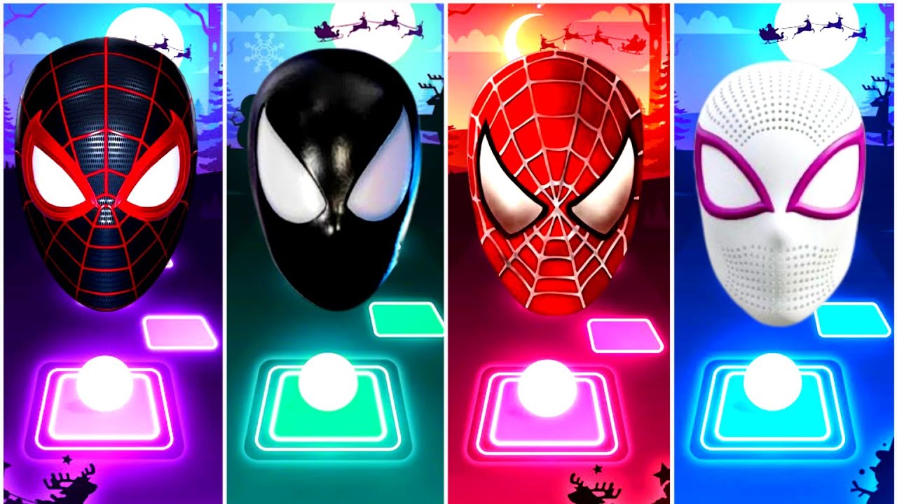 Miles Morales 🆚 Spider Gwen 🆚 Black spider-man 🆚 Spider-man,🎶Who Is Best?❤️❤️