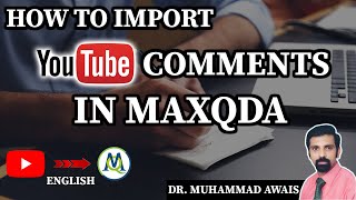 How to Import YouTube Comments Into MAXQDA and NVivo - Social Media Research - English!