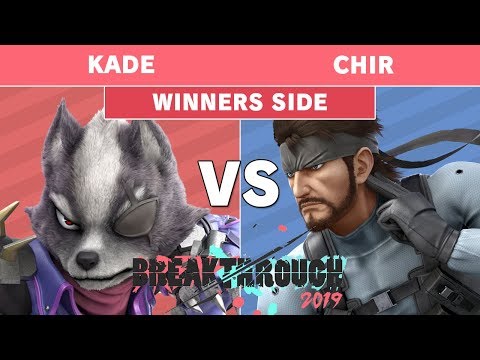 BreakThrough 2019 - SN | Kade (Wolf) Vs Chir (Snake) Pools - Smash Ultimate