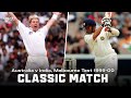 Brett Lee Debut Tendulkar And Warne Battle Border Gavaskar Trophy Classic