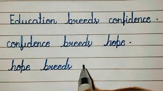 Bigning cursive Handwriting practice, handwriting practice