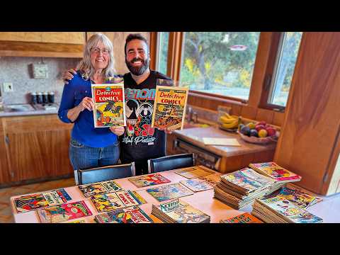 She found her dads ONE MILLION DOLLAR comic collection