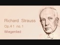 Strauss Wiegenlied op 41 no 1 