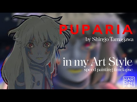 [SPEEDPAINTING] Puparia by Shingo Tamagawa in my art style