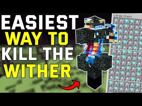 How To Easily Kill The WITHER In Minecraft Bedrock 1.21
