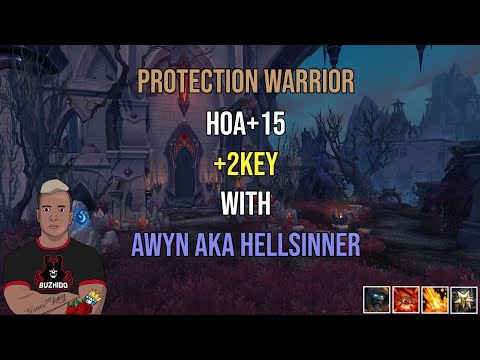 Halls Of Atonement Mythic+15 +2key Protection Warrior 276 Ilvl With Hellsinner