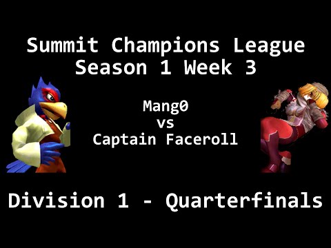 SCL1.3 - Mang0 (Falco) vs Captain Faceroll (Sheik) - Division 1 - Quarterfinals