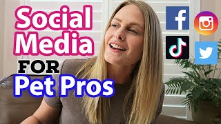 Social Media TIPS for PET PROFESSIONALS