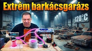 Extrém barkácsgarázs: -120°C. A fizika csendben nevet a sarokban. Legális jégkorszak jön? Igen!