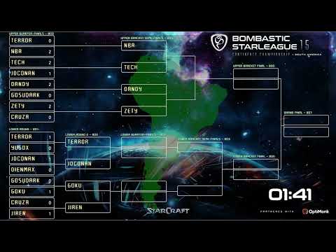 BSL15 Latino: RO8 Bracket Stage - Dandy, TerrOr, JDConan, GoKu, ZeTy, NbA & Tech and more BroodWar!