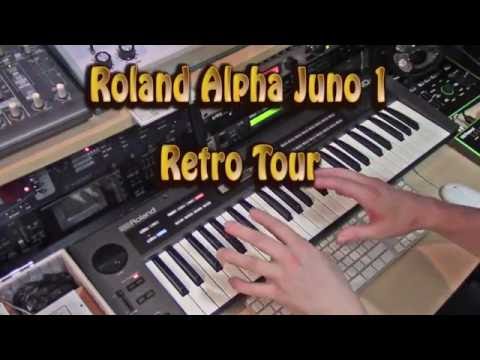 Roland Alpha Juno 1 Retro Synth Tour