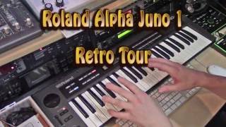 Video thumbnail for Roland Alpha Juno 1 Retro Synth Tour by LEK Productions