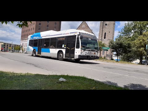 NFTA Metro Ride Route 55A Inbound Bus 1510 - 2015 Novabus LFS CNG