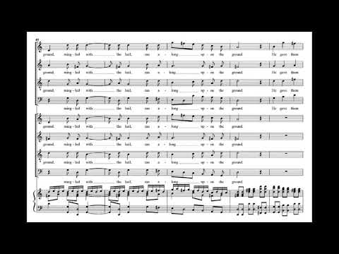 Händel: Israel in Egypt - 6. He gave them hailstones for rain - Gardiner