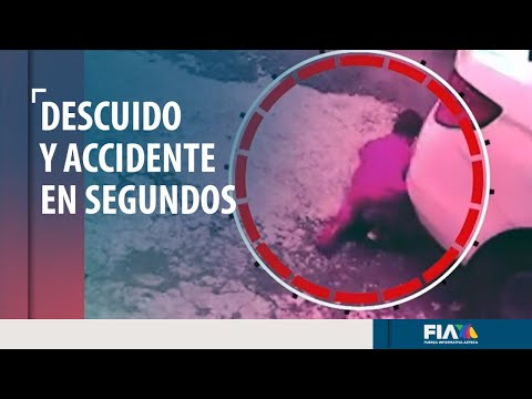 Una distracción provocó que un menor fuera atropellado y terminara en el hospital