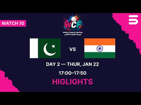 Full Highlights | PAK Vs IND | Match 10 | WCF - Double Wicket World Cup 2026 | Day 2 | M9D1H