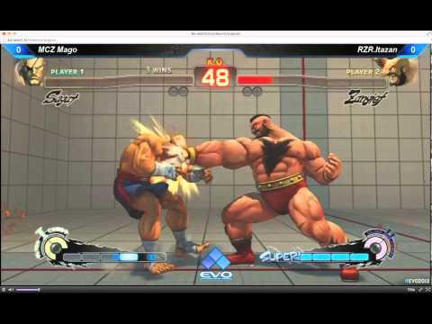 EVO 2013 - Super Street Fighter IV AE Semifinals - MCZ Mago vs RZR.Itazan