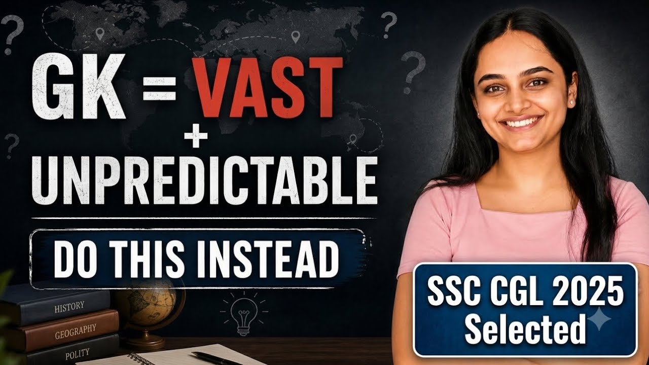 How I Covered GK for SSC CGL Without Studying Everything 📚🎯