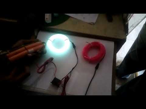 10M EL Led Flexible Soft Tube Wire Neon Glow Car Rope Strip Light Xmas Decor DC 12V