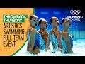 Artistic Swimming Full Team Event From Rio 2016 Throwback Thursday