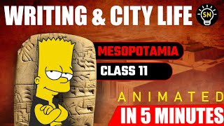 Writing & City Life | History Class 11 NCERT | Animation | In 5 Min | Shiksha Nation