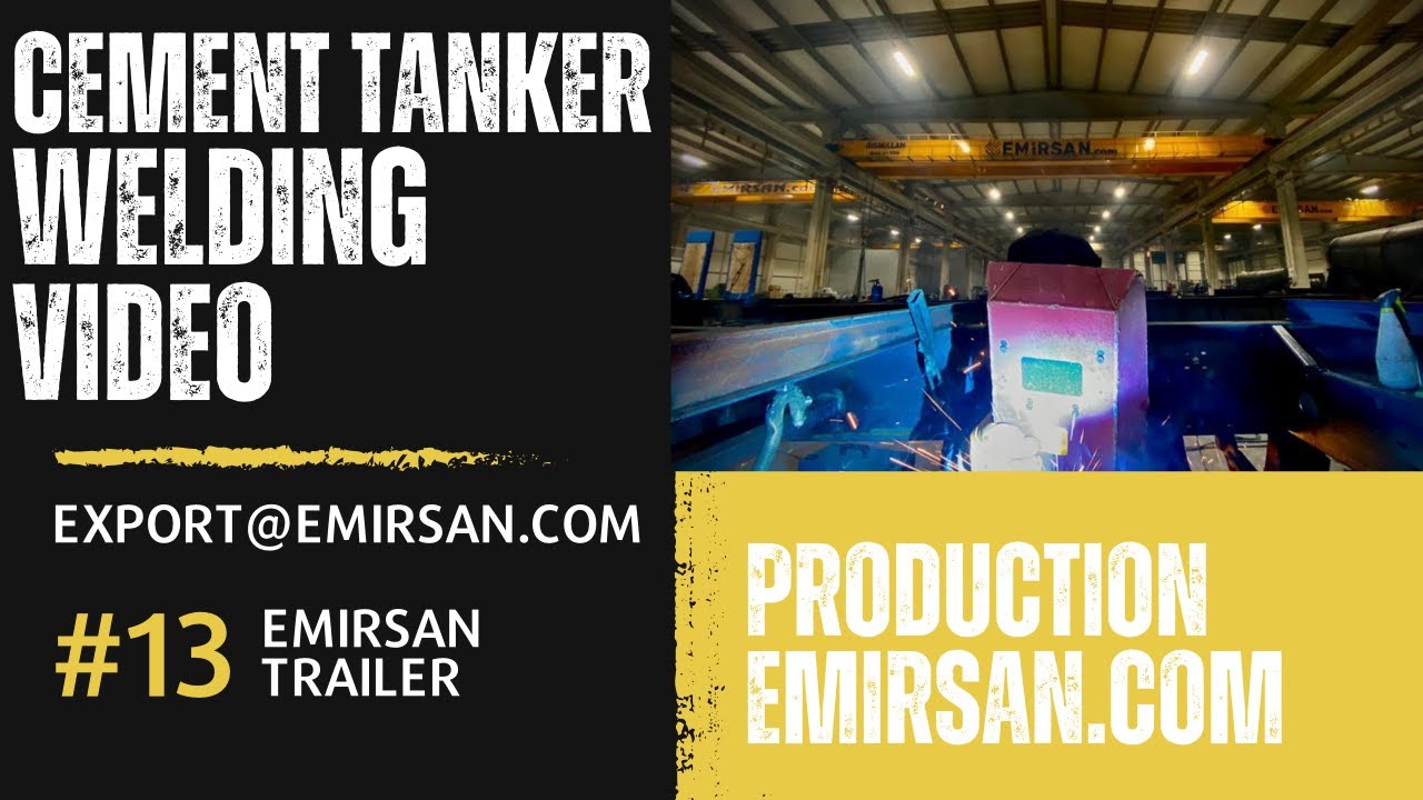 W-Type Cement Tanker Trailer — Welding Tank