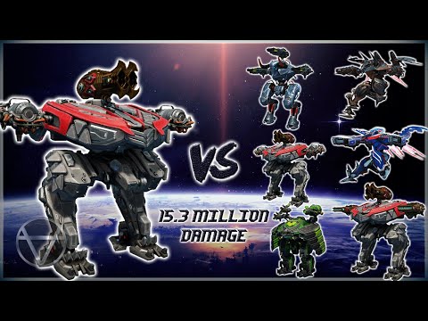 [WR] 🔥 Luchador VS Full Squad (15.3 MILLION Damage) – Mk3 Gameplay | War Robots