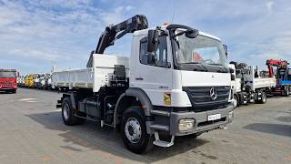 Mercedes-Benz AXOR 1833 / 4x2 / WYWROTKA 3 STRONNA &nbsp;+ HDS HIAB 122 &nbsp;/ HYDROBUR dump truck | Image 4 - Autoline
